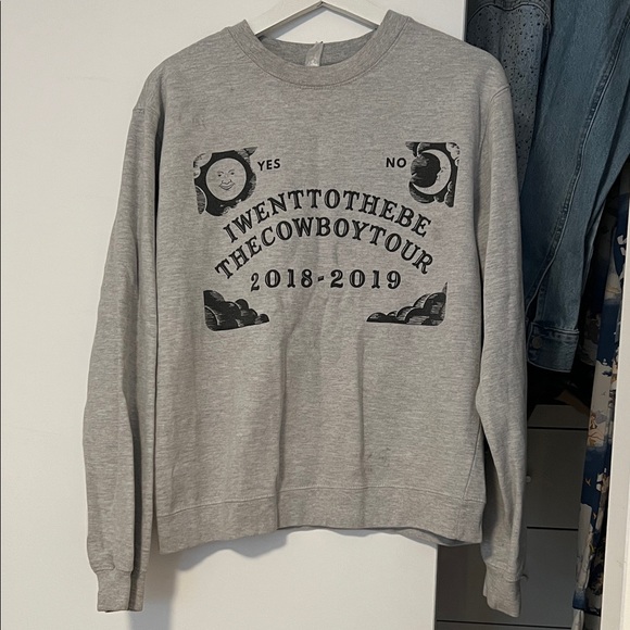 mitski Sweaters - Gray Mitski Tour Sweatshirt S